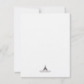 新しい親(男の赤ちゃん付き) -サンキューカード サンキューカード (裏面)