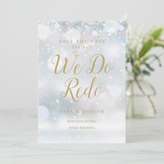 新しい計画をやり直す冬日を保存  招待状 (スタンド正面)