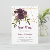 新しい計画!梅フローラ幾何延期結婚の 招待状 (スタンド正面)