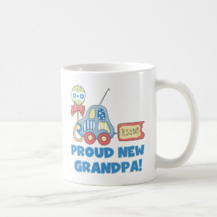 新しい誇りを持ったおじいちゃん男の子のTシャツとギフトだ コーヒーマグカップ