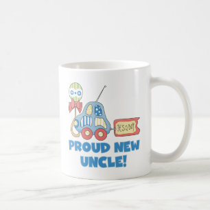 新しい誇りを持ったおじさん男の子Tシャツとプレゼント コーヒーマグカップ