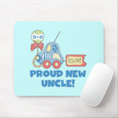 新しい誇りを持ったおじさん男の子Tシャツとプレゼント マウスパッド (マウス)