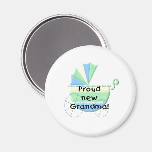 新しい誇りを持ったおばあちゃん マグネット (正面/裏面)