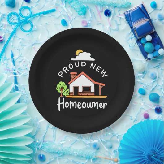 新しい誇りを持った住宅所有者 ペーパープレート (パーティー)