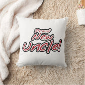 新しい誇りを持った叔父の赤と黒の文字ギフト クッション (ブランケット)