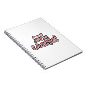 新しい誇りを持った叔父の赤と黒の文字ギフト ノートブック (右側)