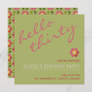 新しい誕生日パーティーの招待 | カスタム名刺 招待状