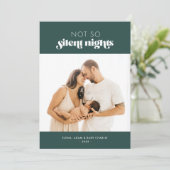 新しい赤ちゃんのクリスマスカード ちょっとうるさい夜 シーズンカード (スタンド正面)
