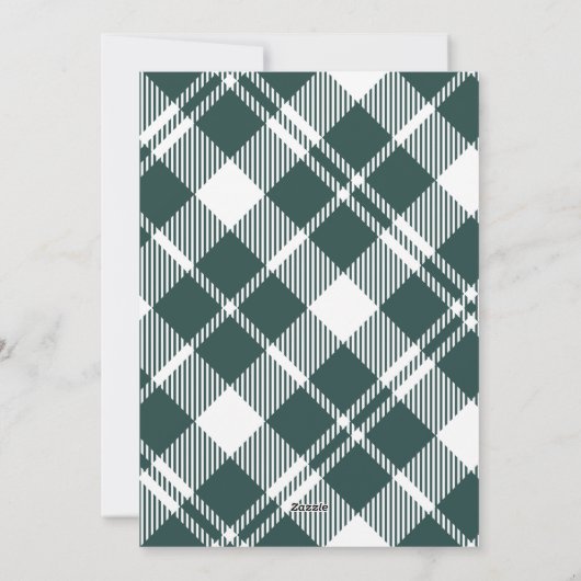 新しい赤ちゃんのクリスマスカード 静かではない夜 シーズンカード (裏面)