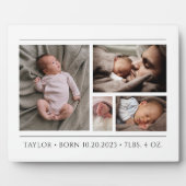 新しい赤ちゃんの写真 フォトプラーク (正面)