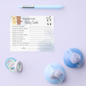 新しい赤ちゃんの森のベイビーシャワーのカード ご希望を チラシ (シングル)