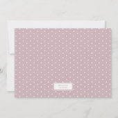 新しい赤ちゃんの誕生のお知らせ 案内状 (裏面)