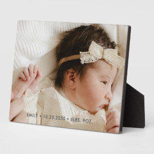 新しい赤ちゃん フォトプラーク