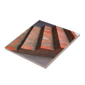 新しい赤レンガの階段のステップ タイル (側面)