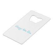 新しい走Happy クレジットカード栓抜き (裏面アングル)