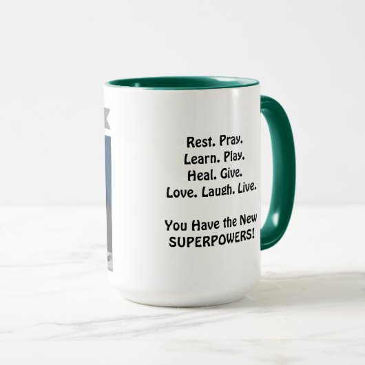 新しい超大国を持っている – Mag マグカップ (正面右)