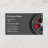 新しい車の名刺デザイン 名刺 (正面)