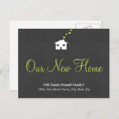 新しい転居先はがき 案内ポストカード (正面/裏面)