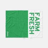 新しい農場 フリースブランケット (正面(横))