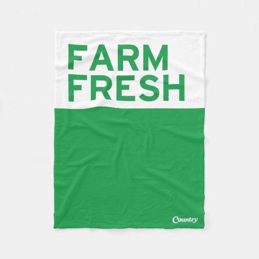 新しい農場 フリースブランケット (正面)