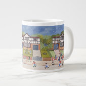 新しい近隣 ジャンボコーヒーマグカップ (正面右)