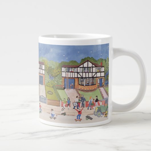 新しい近隣 ジャンボコーヒーマグカップ (右)