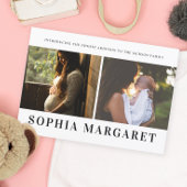 新しい追加フォト誕生のご紹介 案内状