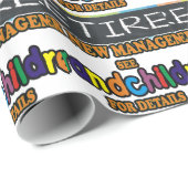 新しい退職した管理下に ラッピングペーパー (ロールコーナー)