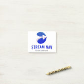 新しい透明 ポストイット (デスク上)