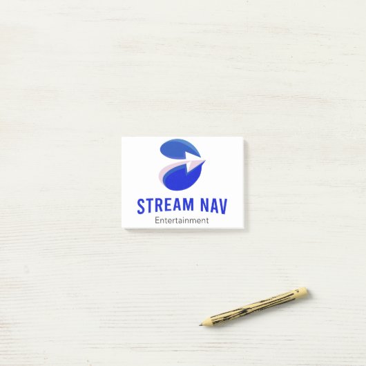 新しい透明 ポストイット (デスク上)