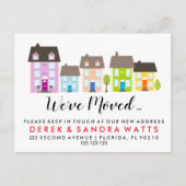 新しい通りカラフルハウスの住所 案内ポストカード (正面)