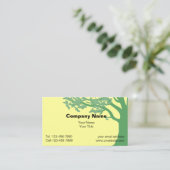 新しい造園の名刺 名刺 (スタンド正面)