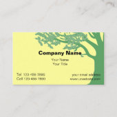 新しい造園の名刺 名刺 (正面)