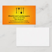 新しい造園名刺デザイン 名刺 (正面/裏面)