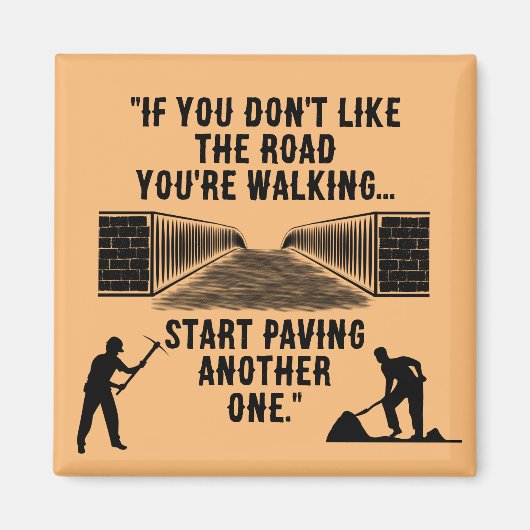 「新しい道」磁石 マグネット (正面)