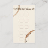 新しい醸造物のカフェのcoffeeshop 名刺 (裏面)