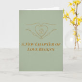 新しい里親のフォトカード | 新たな章 カード (黄色い花)