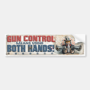 新しい銃の権利のギア バンパーステッカー