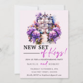 新しい鍵のお披露目パーティー 招待状 (正面)