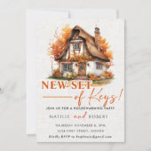 新しい鍵のお披露目パーティー 招待状 (正面)