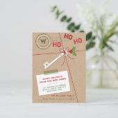 新しい鍵休日の引越し案内はがき シーズンポストカード (スタンド正面)