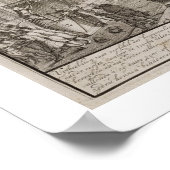 新しい長い消防用ホースがいかに可能かを示すイラストレーション ポスター (角)