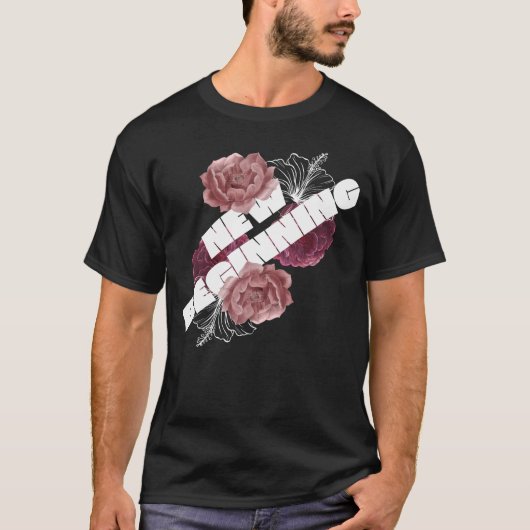 新しい開始Tシャツ Tシャツ (正面)