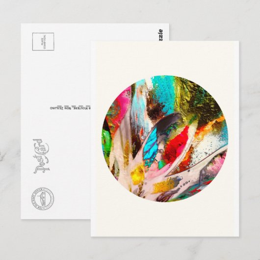 新しい開花 ポストカード (正面/裏面)