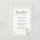 新しい間抜けガチョウのベビー エンクロージャーカード (正面/裏面)