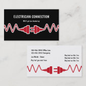 新しい電気技師の名刺 名刺 (正面/裏面)