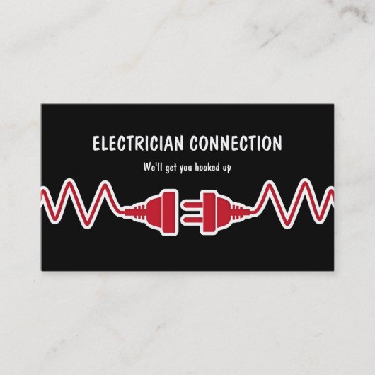 新しい電気技師の名刺 名刺 (正面)