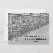 新しい電話番号の発表 案内状 (裏面)