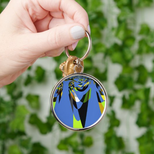 新しい青 キーホルダー (手)