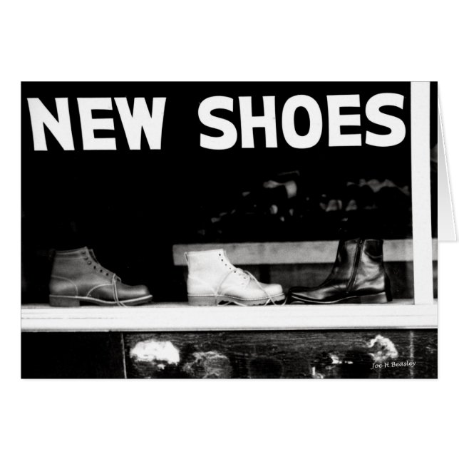 新しい靴 (正面横)